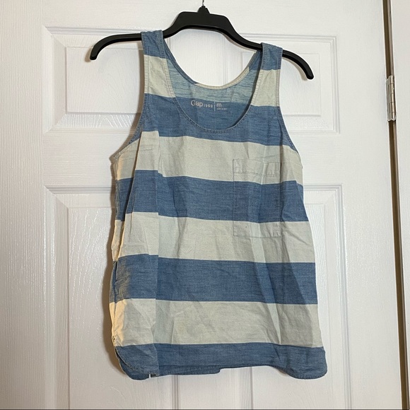 GAP Tops - Gap 100% cotton lightweight denim tank top